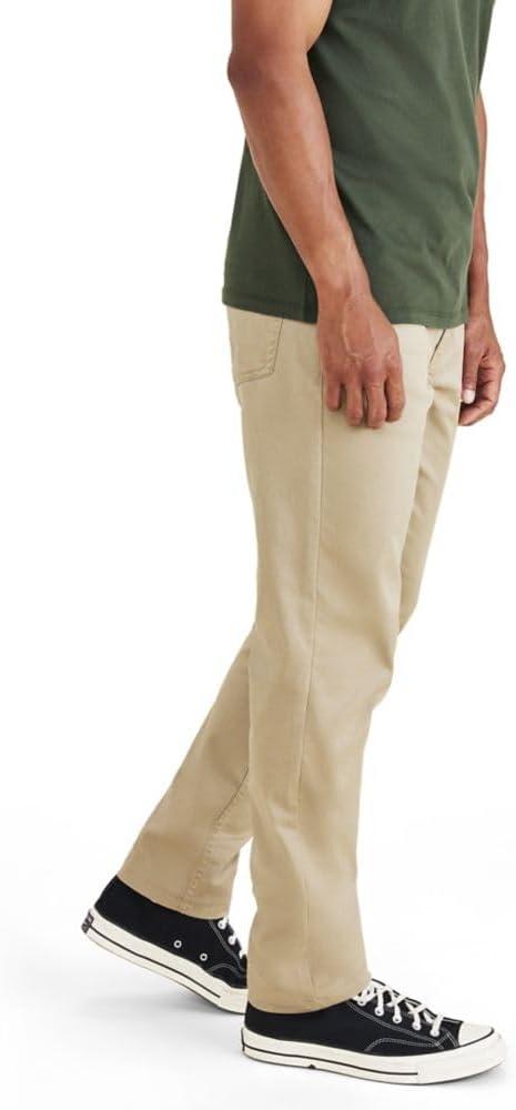 imageDockers Mens Athletic Fit Jean Cut All Seasons Tech PantsBritish Khaki