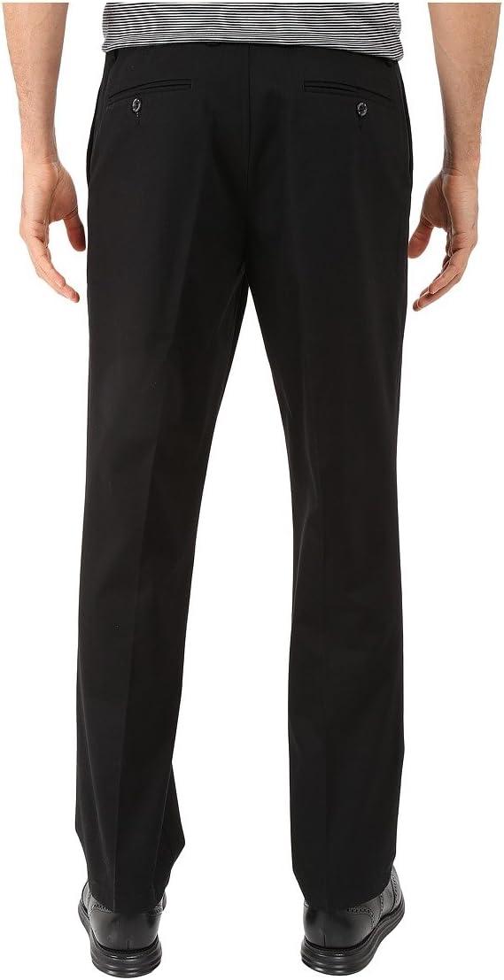 imageDockers Mens Athletic Fit Signature Khaki Lux Cotton Stretch PantsBlack Stretch