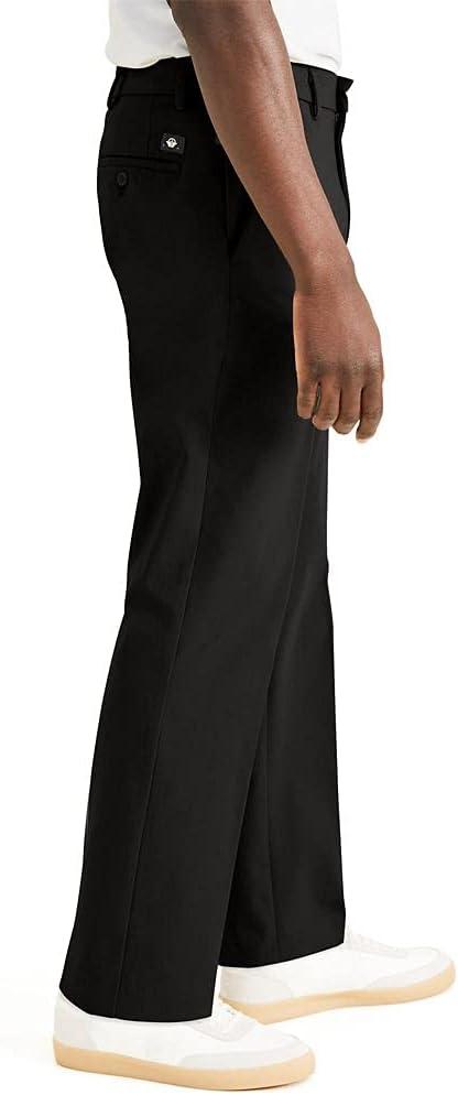 imageDockers Mens Comfort Knit Jean Cut Straight Fit Smart 360 Knit PantsMineral Black