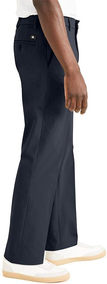 imageDockers Mens Comfort Knit Jean Cut Straight Fit Smart 360 Knit PantsNightwatch Blue