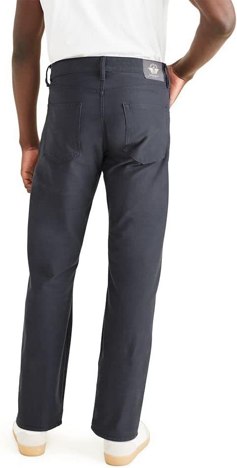 imageDockers Mens Comfort Knit Jean Cut Straight Fit Smart 360 Knit PantsPembroke