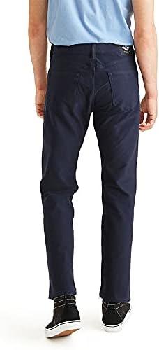 imageDockers Mens Comfort Knit Jean Cut Straight Fit Smart 360 Knit PantsPembroke