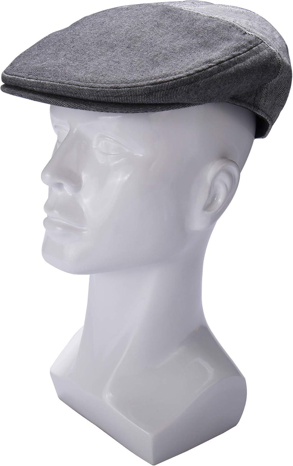 imageDockers Mens Ivy Newsboy HatGrey Pieced