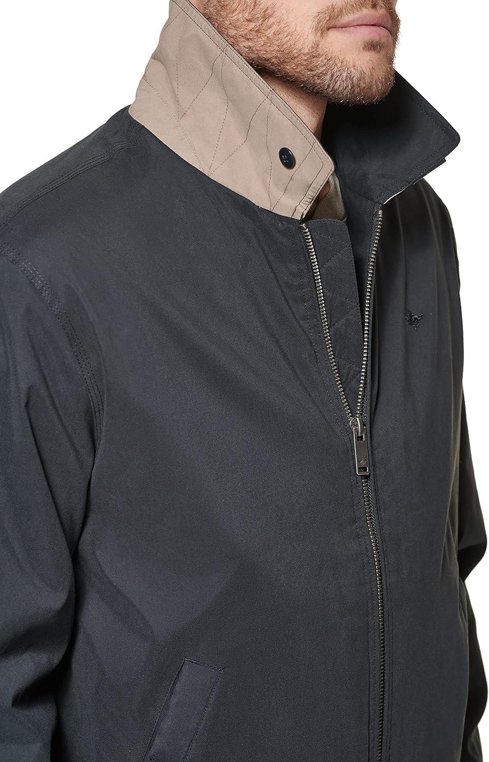 imageDockers Mens Microtwill Golf Bomber JacketBlack