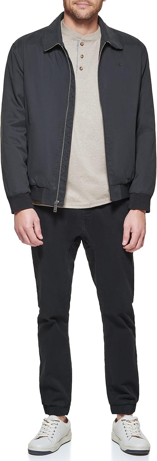 imageDockers Mens Microtwill Golf Bomber JacketBlack