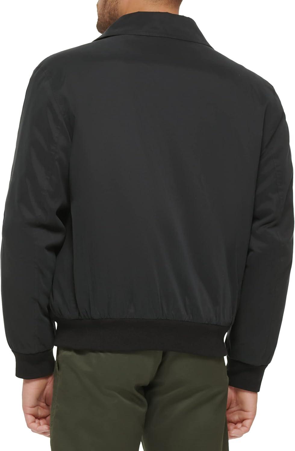 imageDockers Mens Microtwill Golf Bomber JacketBlack Filled