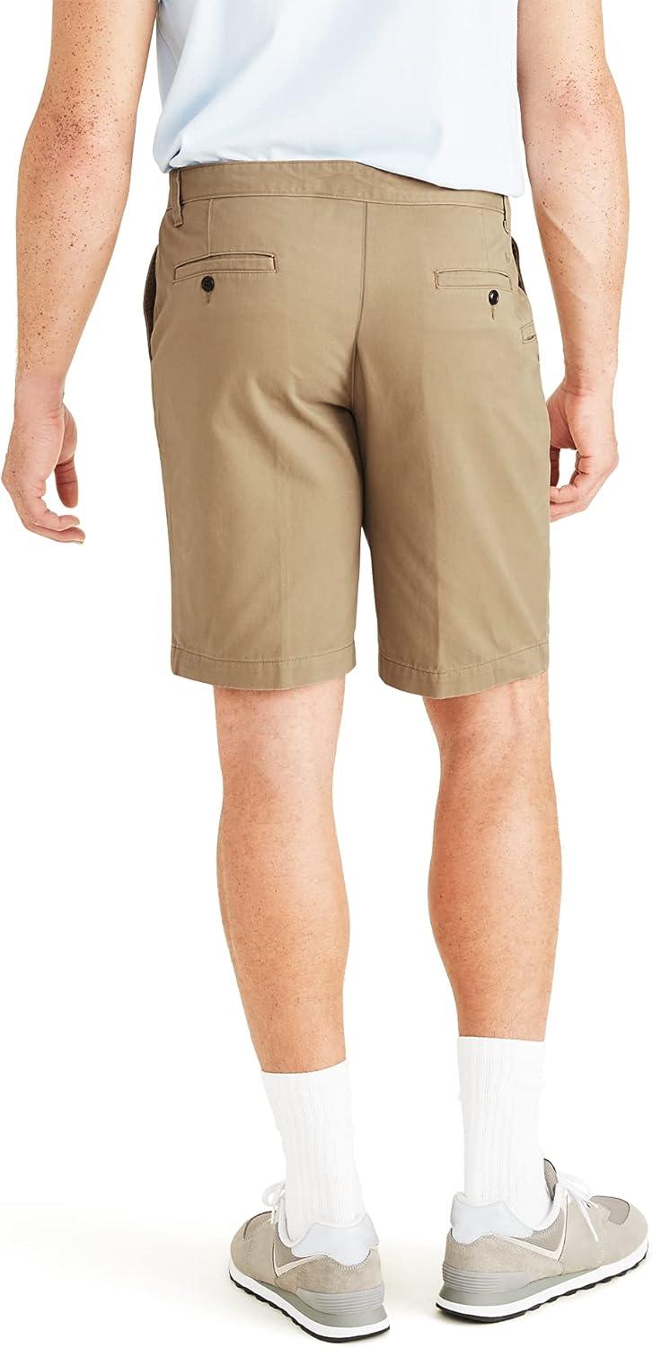 imageDockers Mens Perfect Short Classic Fit 105quotNew British Khaki