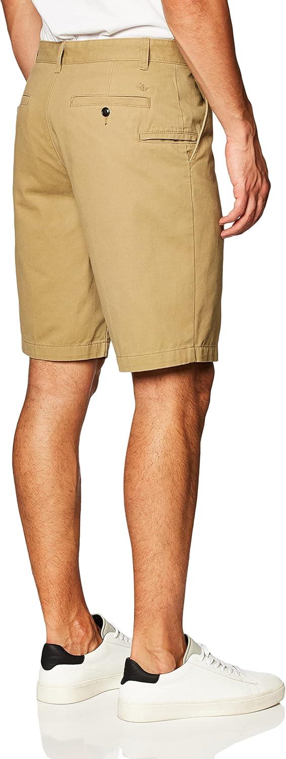 imageDockers Mens Perfect Short Classic Fit 105quotNew British Khaki