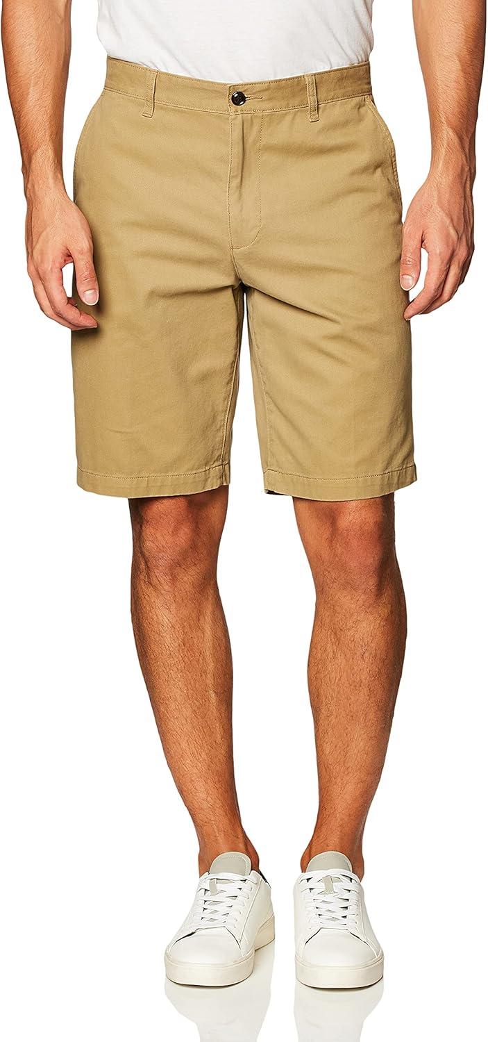 imageDockers Mens Perfect Short Classic Fit 105quotNew British Khaki