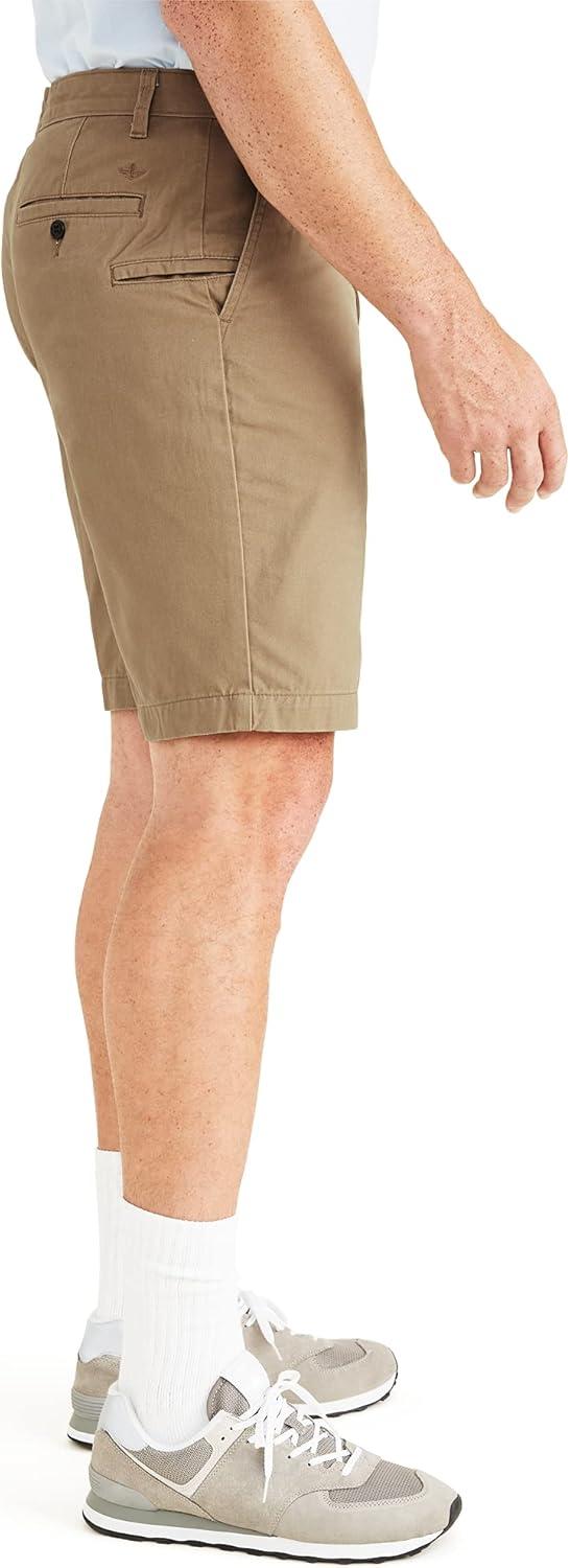 imageDockers Mens Perfect Short Classic Fit 105quotNew British Khaki