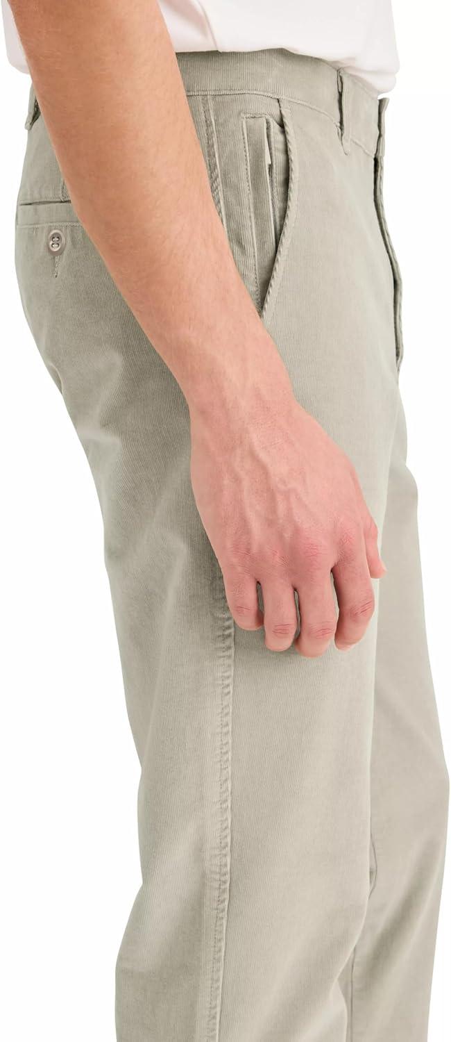 imageDockers Mens Relaxed Fit Comfort Khaki Pants PleatedPure Cashmere