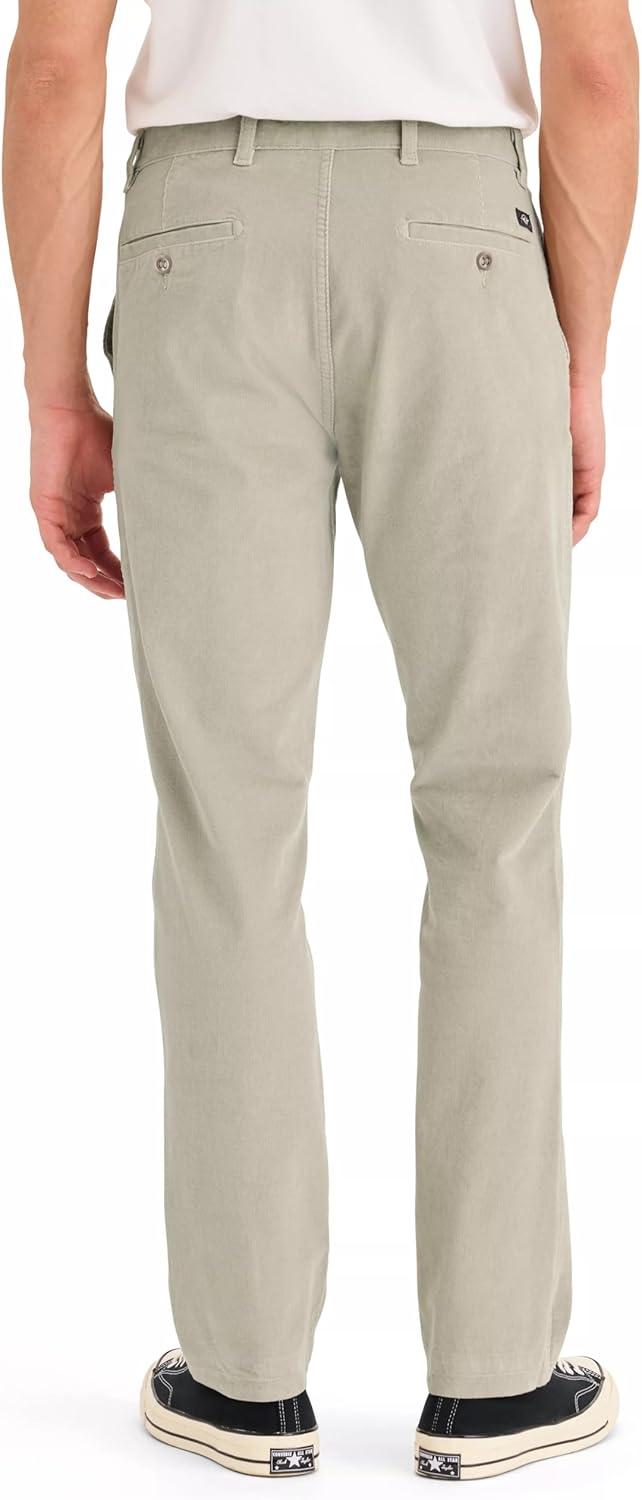 imageDockers Mens Relaxed Fit Comfort Khaki Pants PleatedPure Cashmere