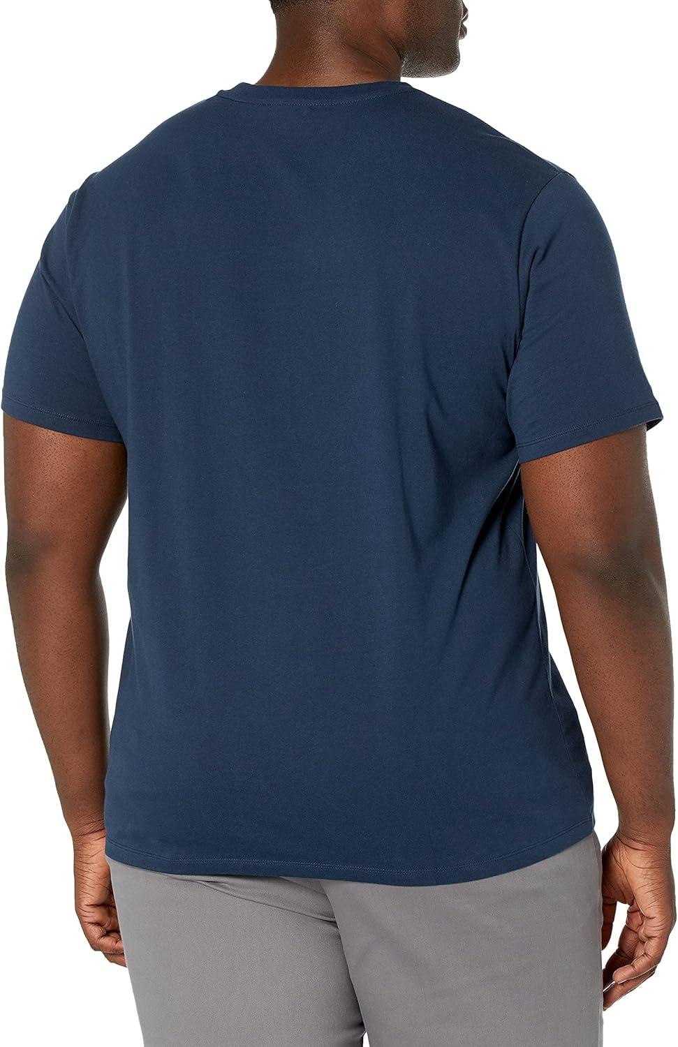 imageDockers Mens Slim Fit Short Sleeve Graphic Tee Shirt Legacy Standard and Big ampamp TallNavy Logo