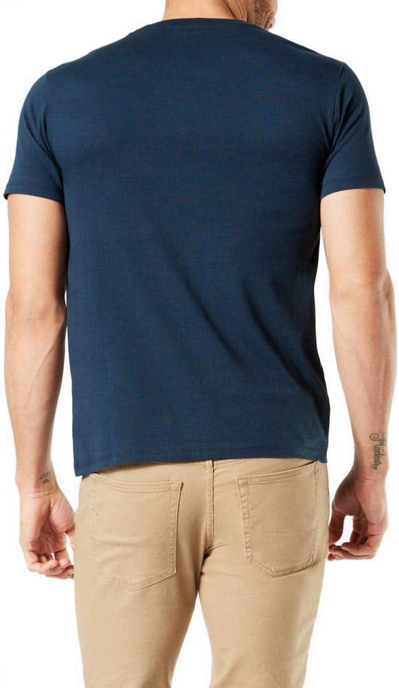 imageDockers Mens Slim Fit Short Sleeve Graphic Tee Shirt Legacy Standard and Big ampamp TallNavy Logo