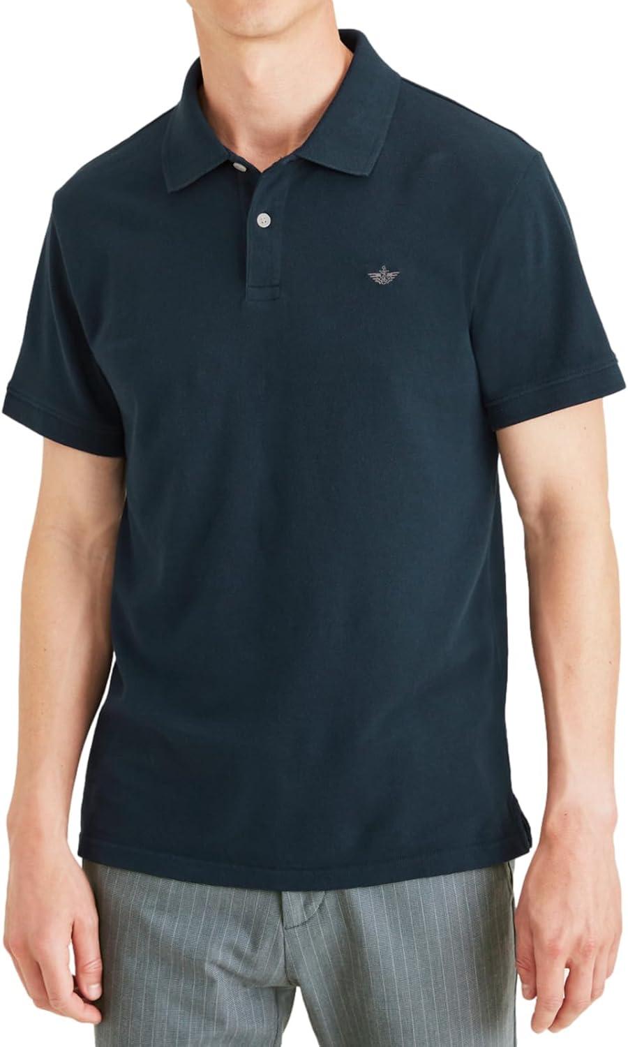 imageDockers Mens Slim Fit Short Sleeve PoloPembroke