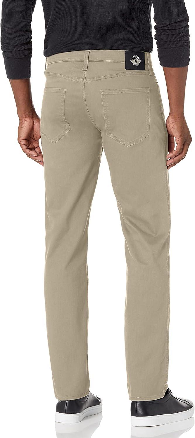 imageDockers Mens Straight Fit Jean Cut All Seasons Tech PantsSafari Beige