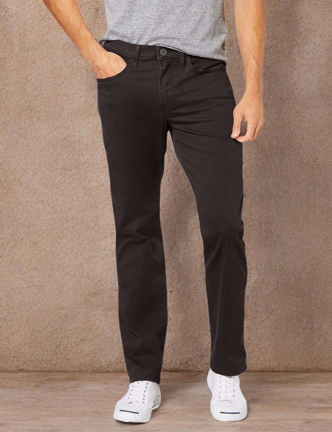 imageDockers Mens Straight Fit Jean Cut All Seasons Tech PantsSteelhead