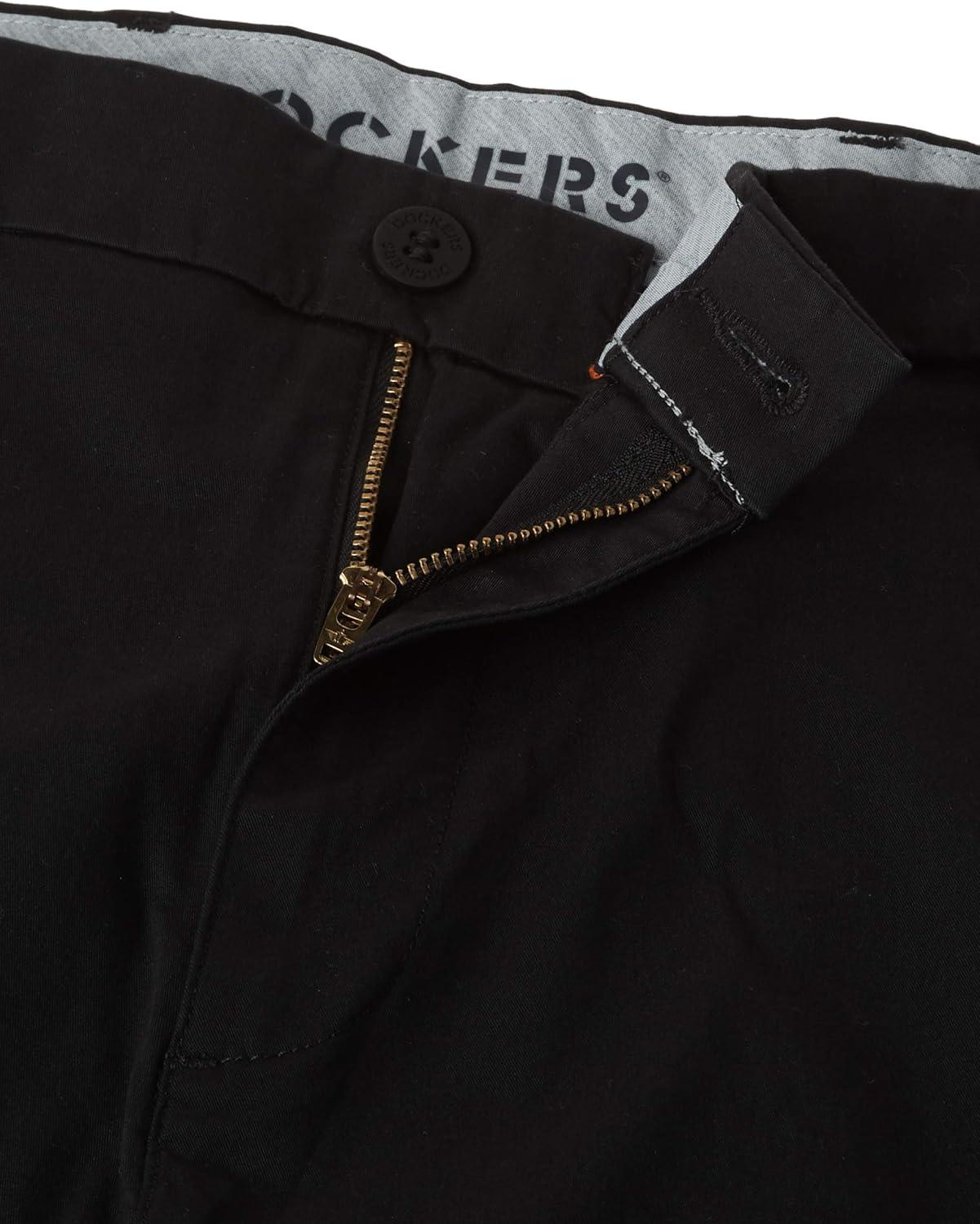 imageDockers Mens Straight Fit Supreme Flex Ultimate 95quot ShortsBlack