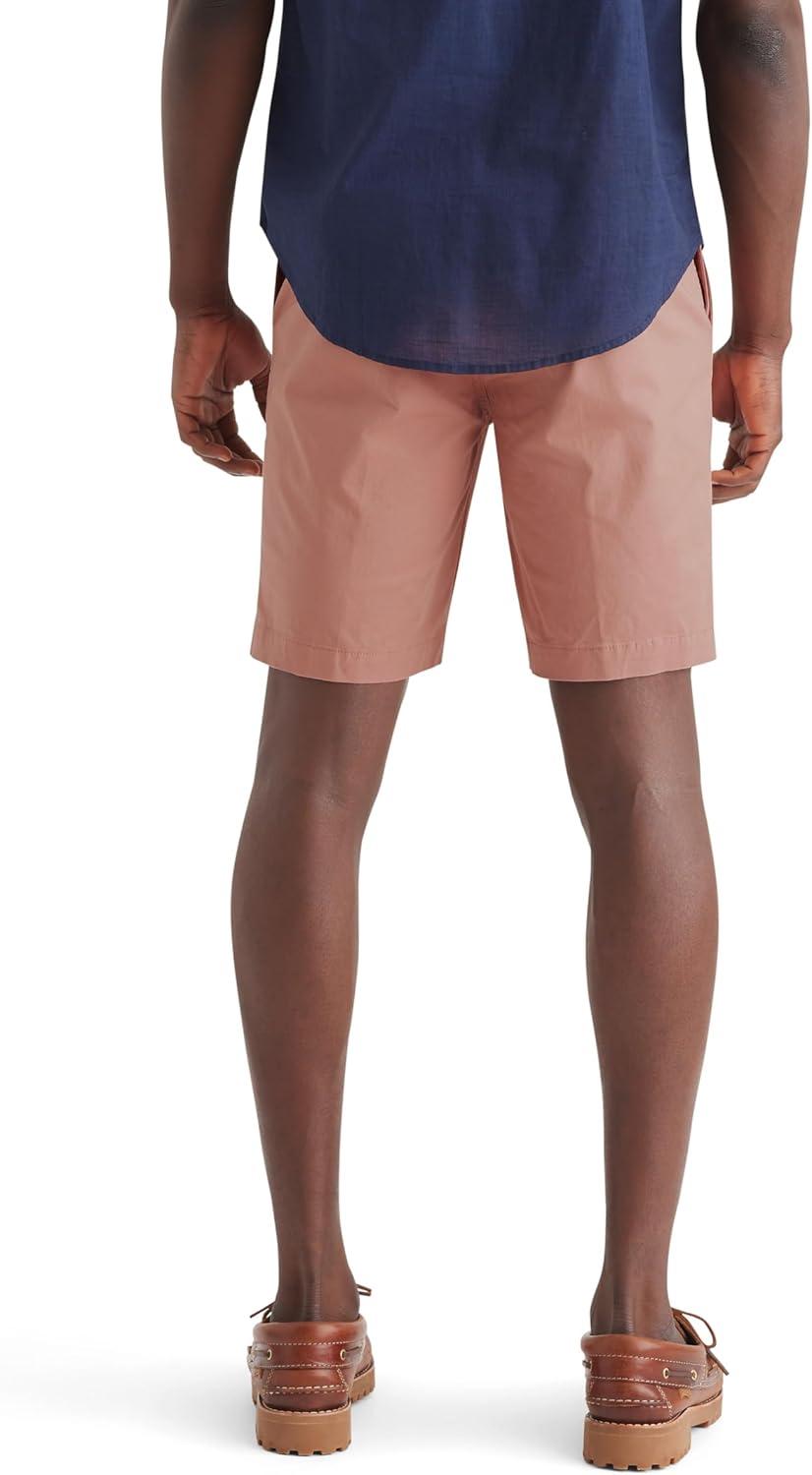 imageDockers Mens Straight Fit Supreme Flex Ultimate 95quot ShortsCameo Brown