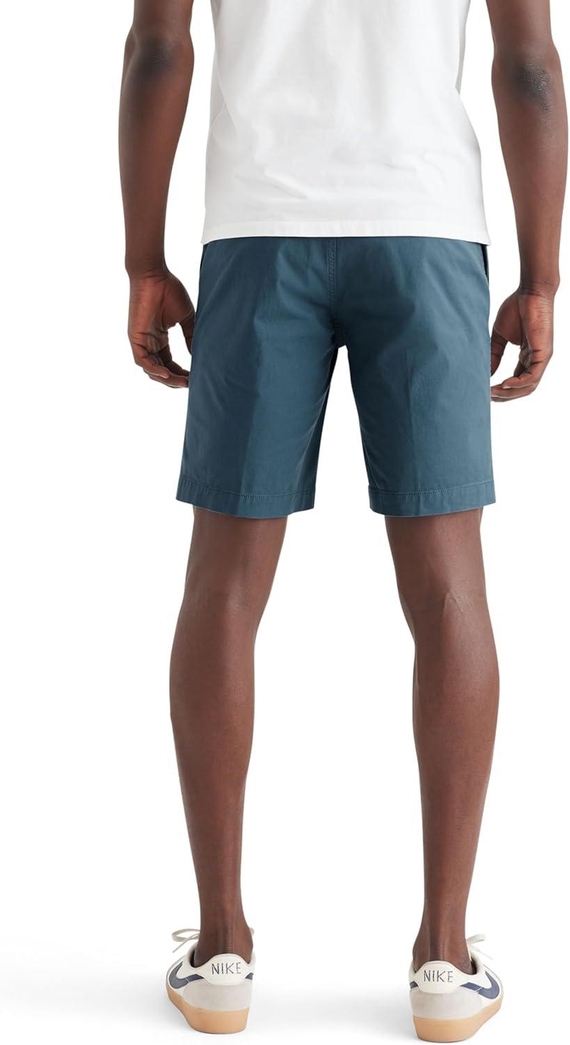 imageDockers Mens Straight Fit Supreme Flex Ultimate 95quot ShortsIndian Teal