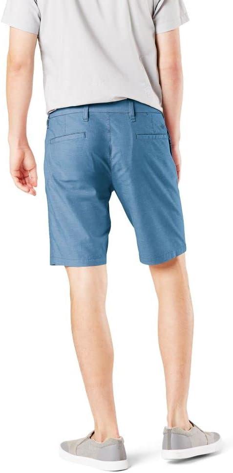 imageDockers Mens Straight Fit Supreme Flex Ultimate 95quot ShortsNavy Blazer