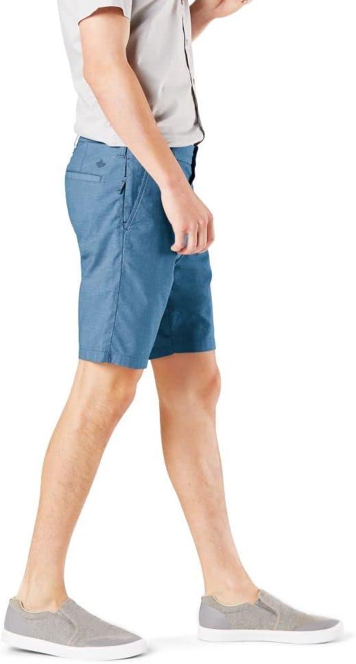 imageDockers Mens Straight Fit Supreme Flex Ultimate 95quot ShortsNavy Blazer