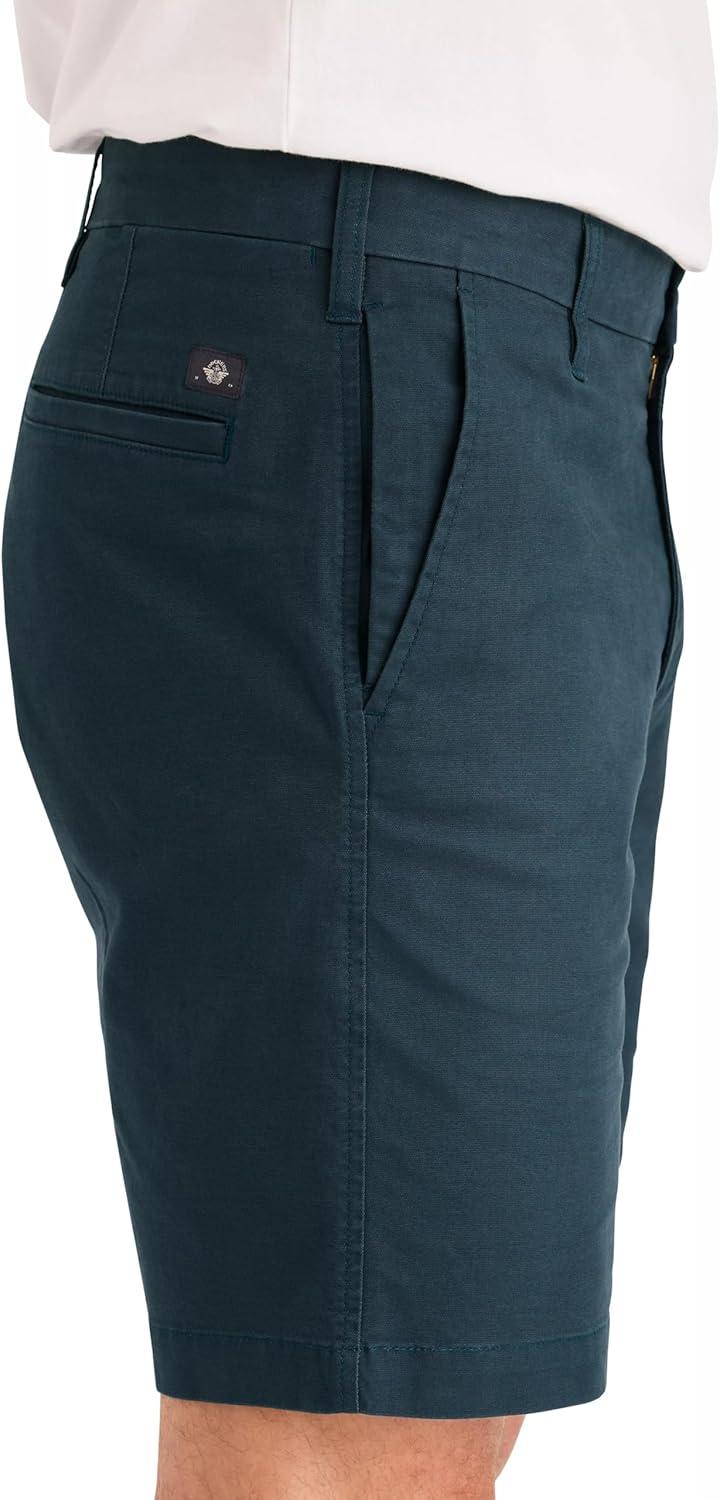 imageDockers Mens Straight Fit Supreme Flex Ultimate 95quot ShortsStratified Sea