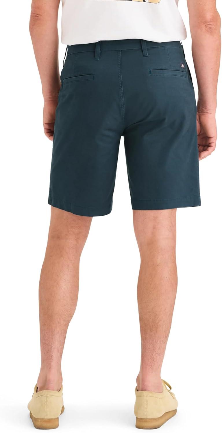 imageDockers Mens Straight Fit Supreme Flex Ultimate 95quot ShortsStratified Sea