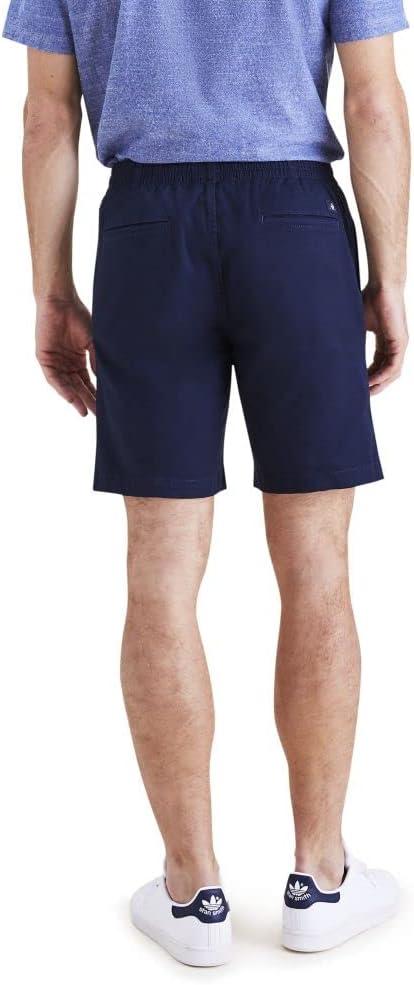 imageDockers Mens Ultimate Straight Fit 75quot Pull on Shorts with Supreme FlexNavy Blazer Twill