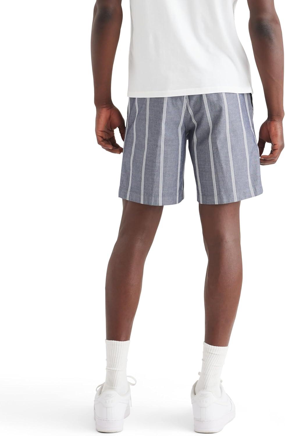 imageDockers Mens Ultimate Straight Fit 75quot Pull on Shorts with Supreme FlexNomad Navy Blazer