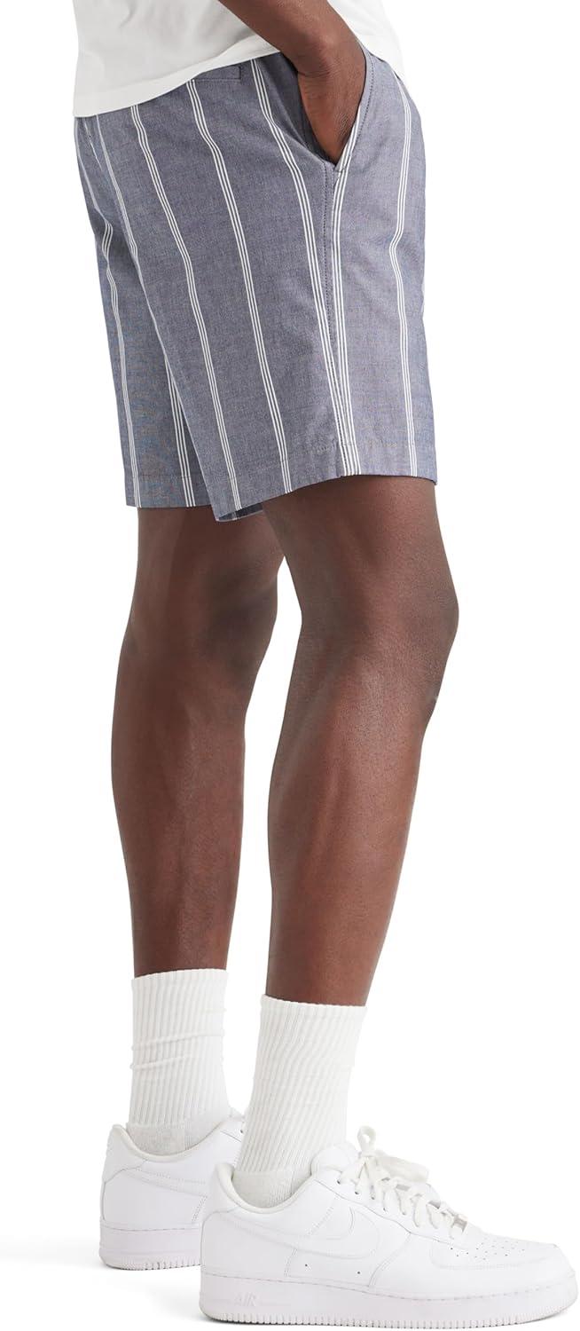 imageDockers Mens Ultimate Straight Fit 75quot Pull on Shorts with Supreme FlexNomad Navy Blazer