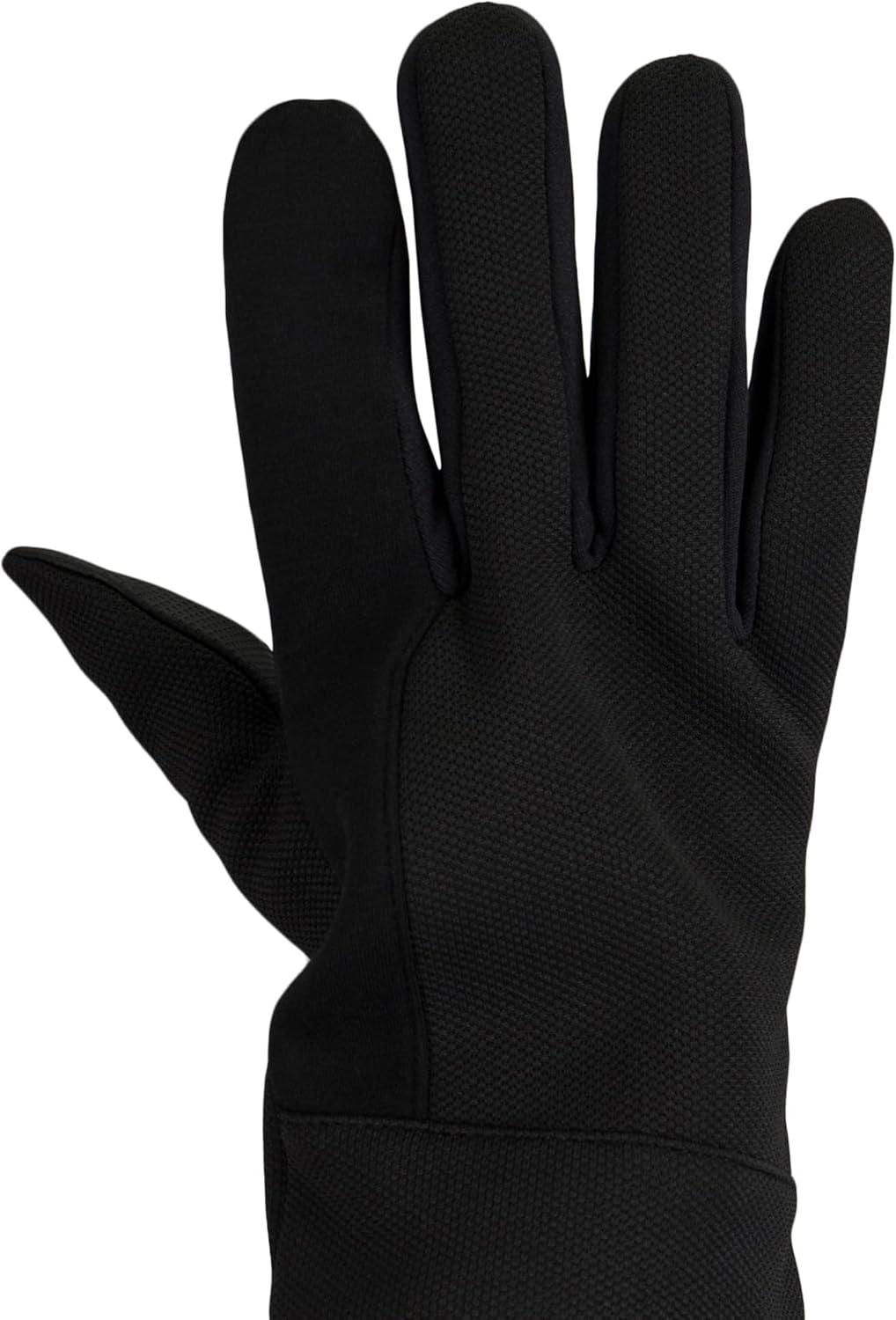 imageDockers Mens Warm Fabric Winter Gloves with Smartphone Touchscreen CapabilityBlack Sport