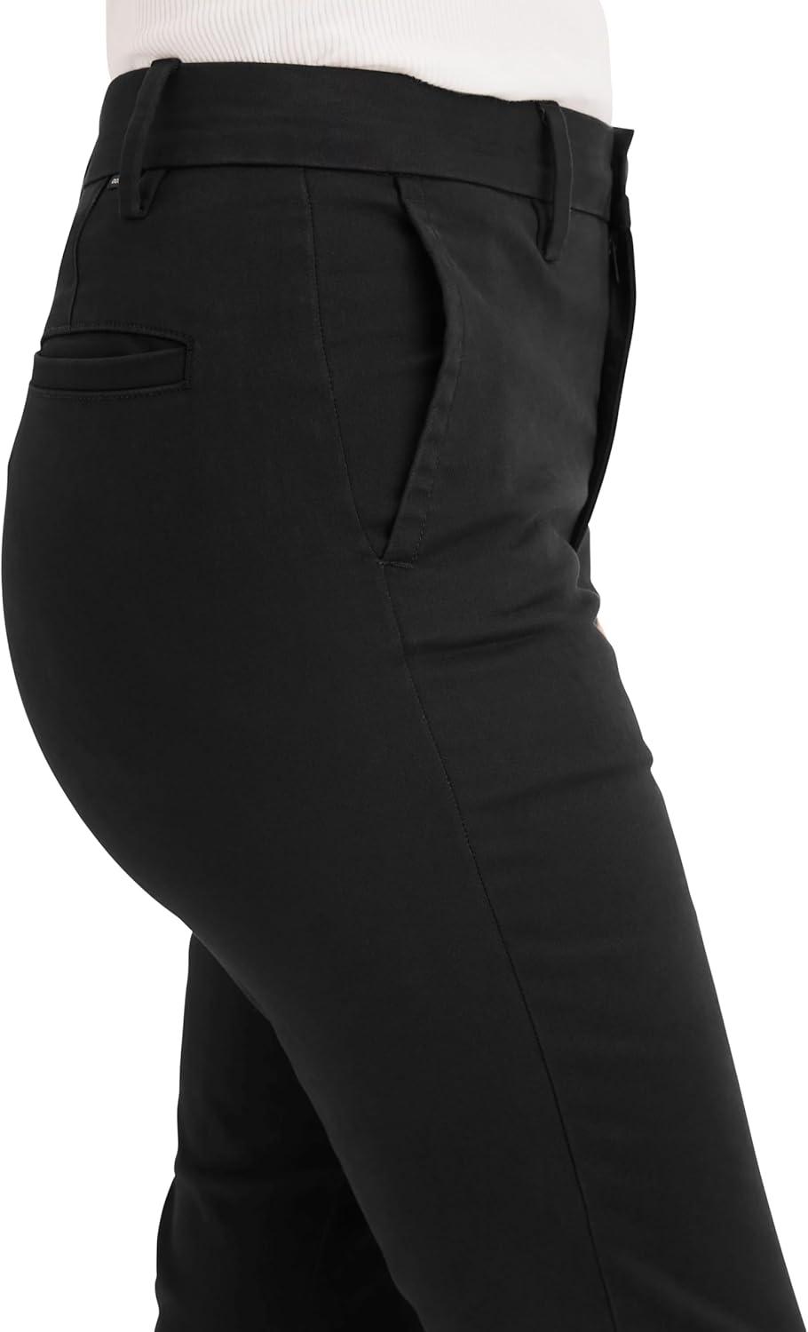 imageDockers Womens Weekend Chino MidRise Skinny Beautiful Black 28