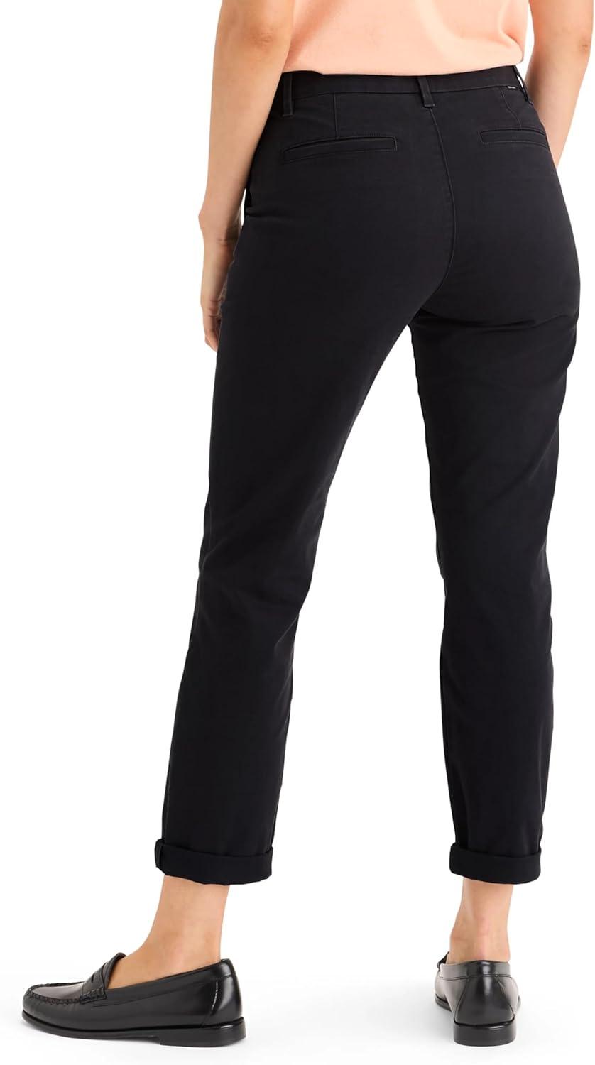 imageDockers Womens Weekend Chino MidRise Slim Beautiful Black 33