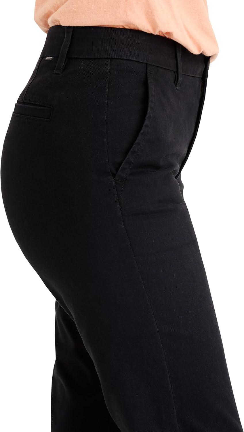 imageDockers Womens Weekend Chino MidRise Slim Beautiful Black 33
