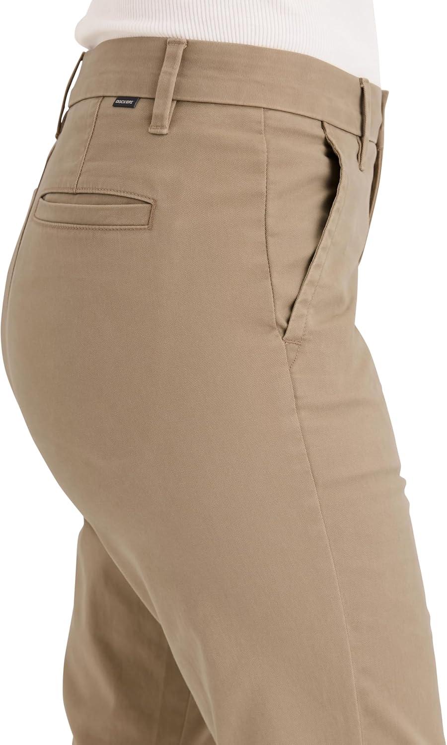 imageDockers Womens Weekend Chino MidRise Slim Harvest Gold 31