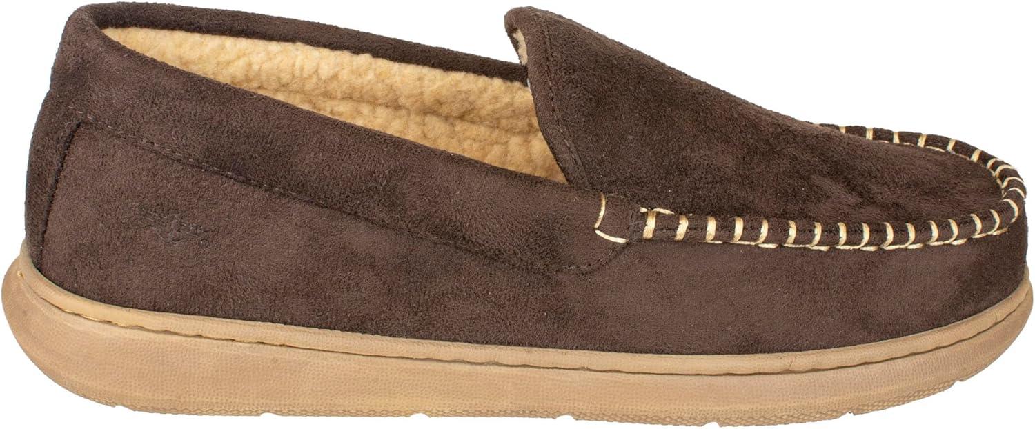 imageDockers mens Douglas Ultralight Moccasin Premium SlippersBrown