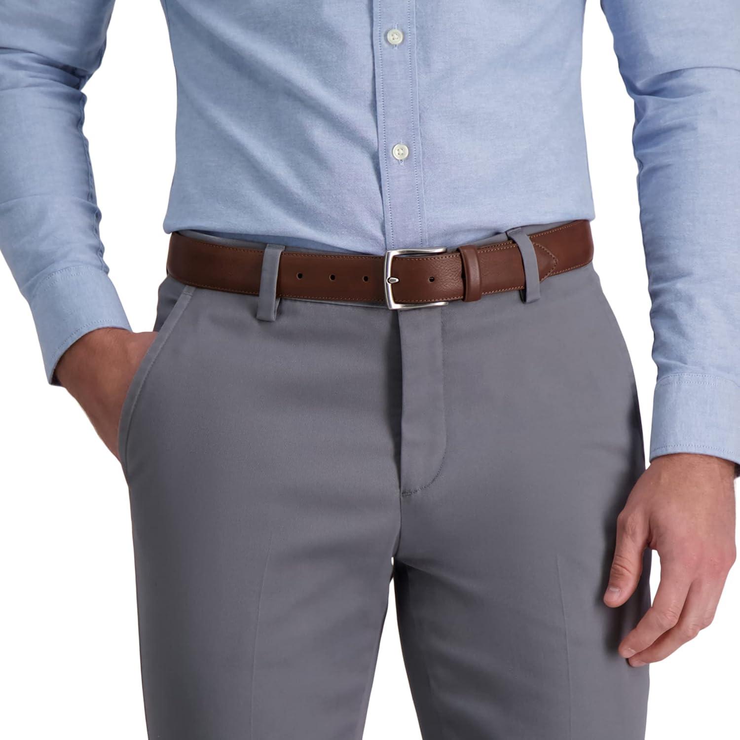 imageDockers mens Everyday Casual Belt Regular and Big ampamp Tall SizingBrown Simple