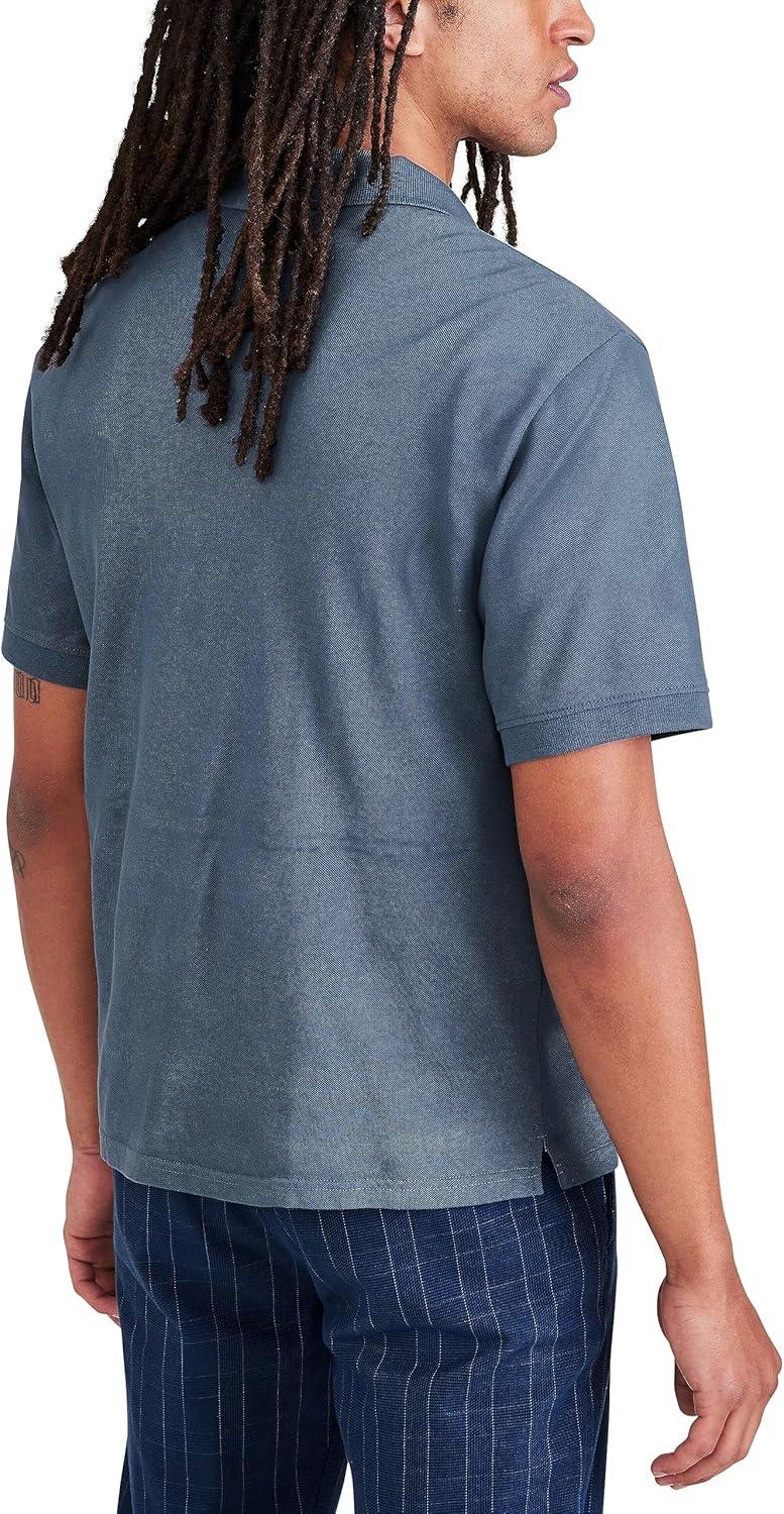 imageSlim Fit Ribbed PoloBlue Fusion