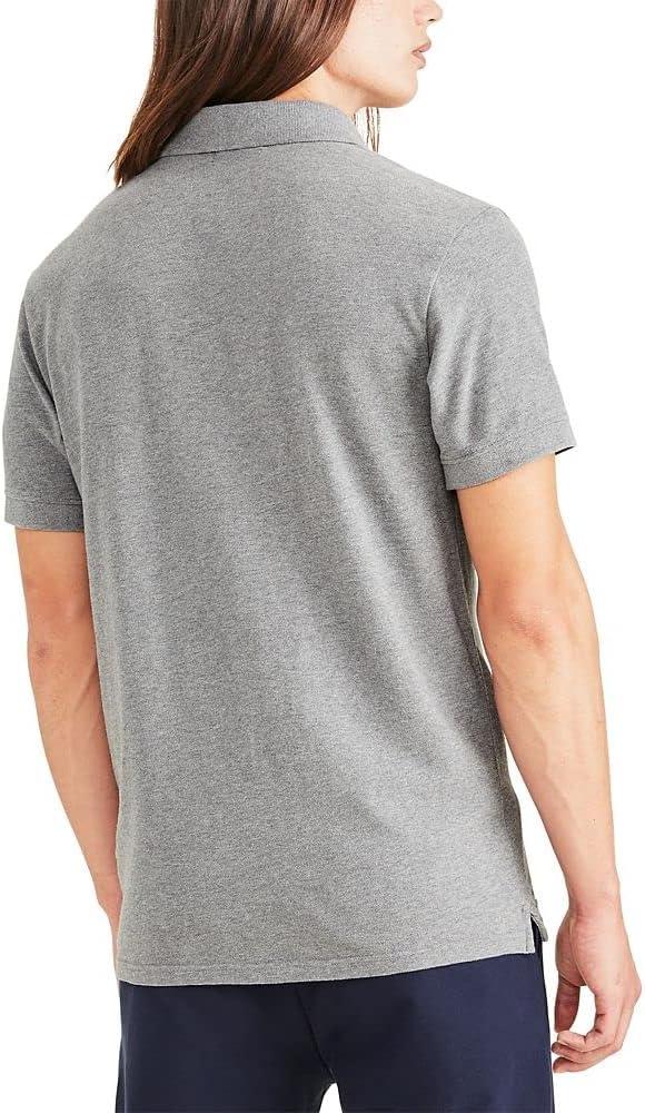 imageSlim Fit Ribbed PoloGray Heather