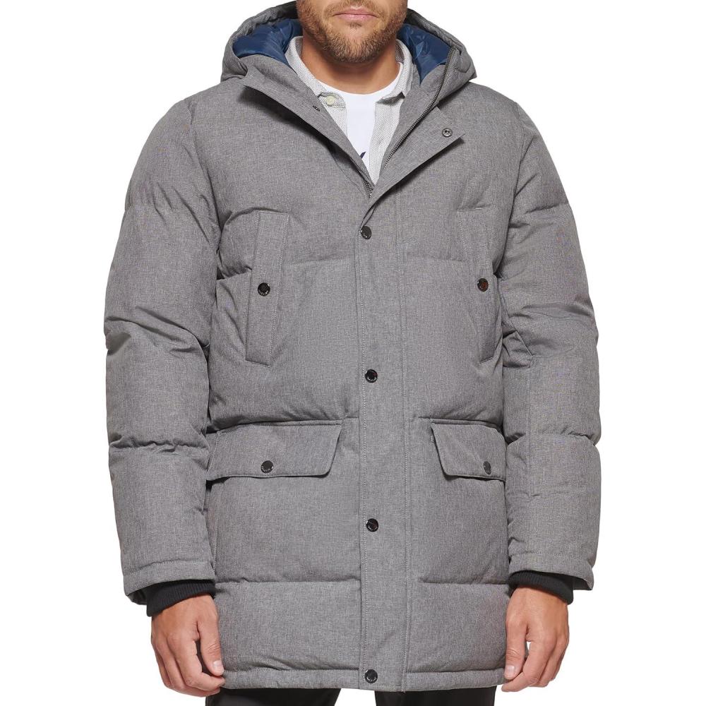 imageDOCKERS Mens Arctic Cloth Heavyweight ParkaHeather Grey