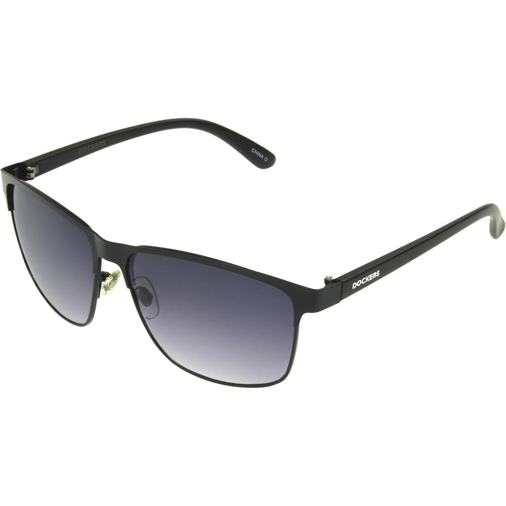 imageDOCKERS Mens Carter Sunglasses Square Black 54mmBlack