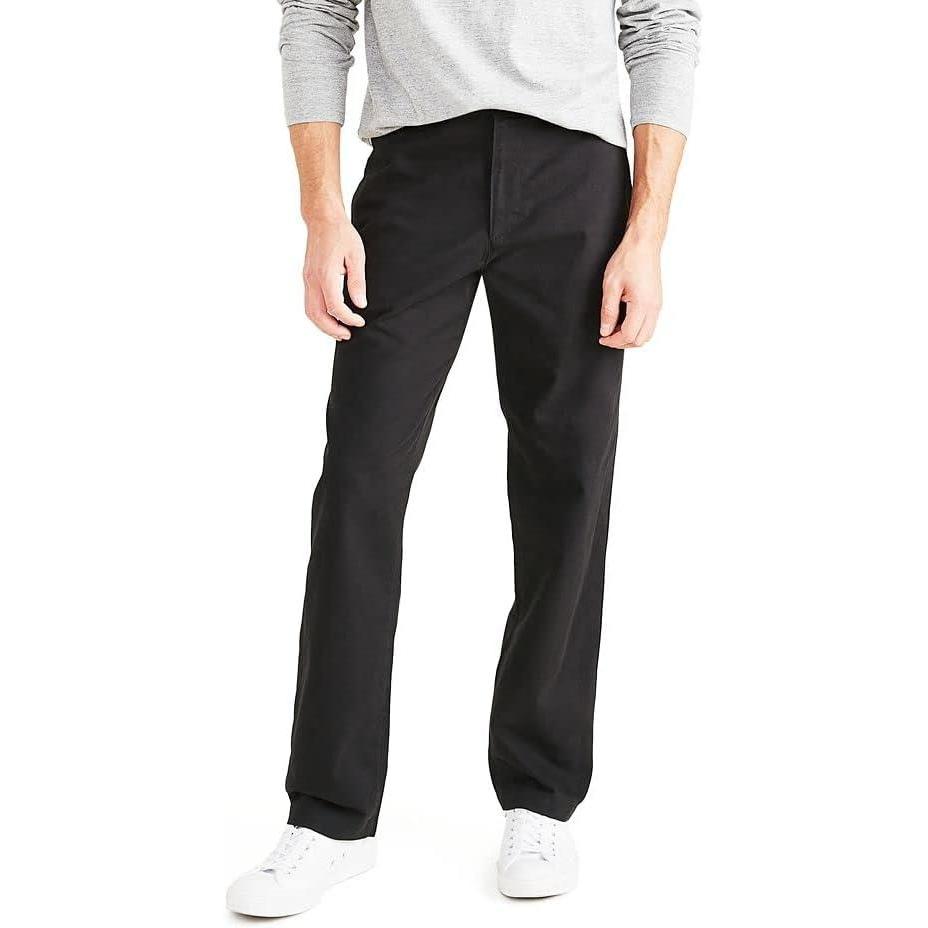 imageDOCKERS Mens Classic Fit Perfect Chino PantMineral Black