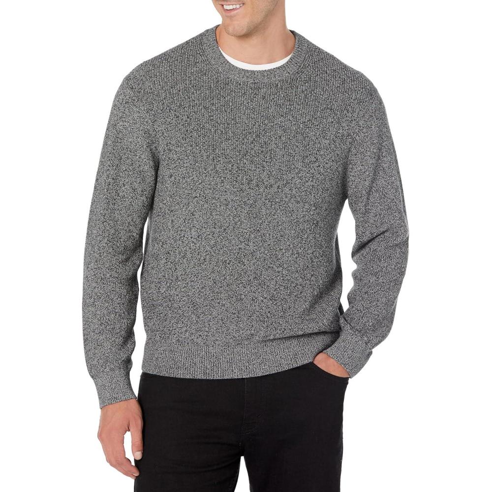 imageDOCKERS Mens Regular Fit Long Sleeve Crewneck SweaterHighland Twist