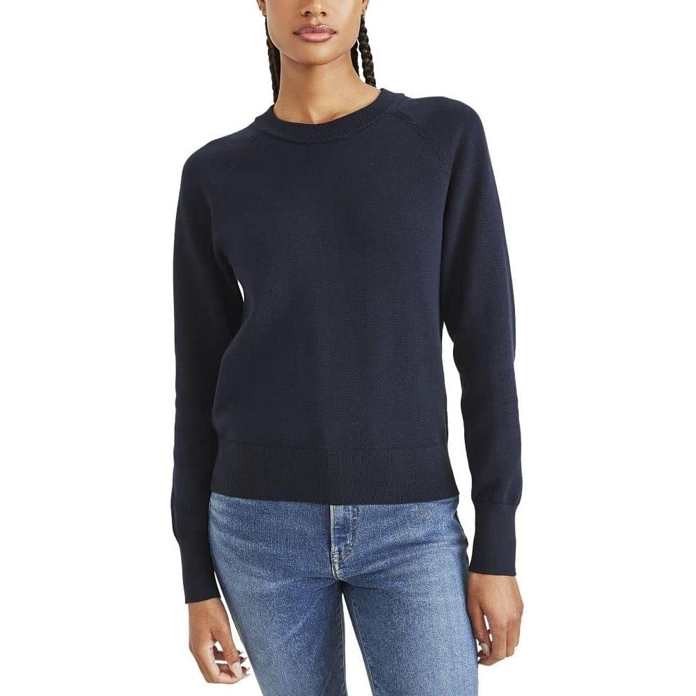 imageDOCKERS womens Womens Crewneck Sweater Regular FitNavy Blazer