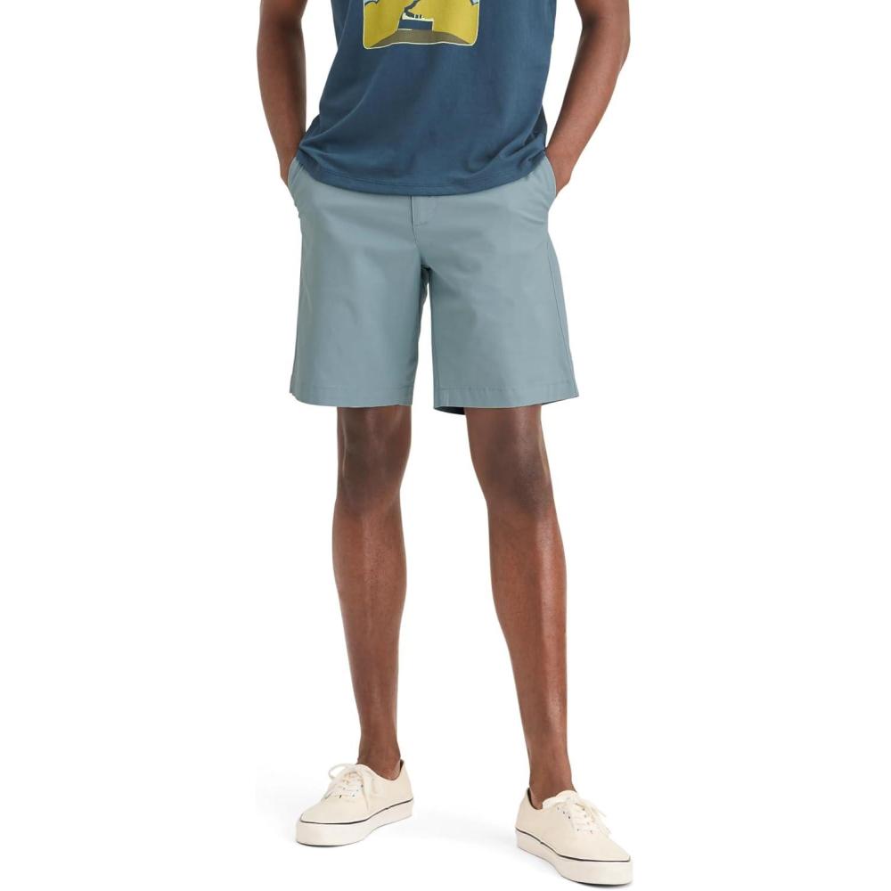imageDockers Mens Straight Fit Supreme Flex Ultimate 95quot ShortsTourmaline