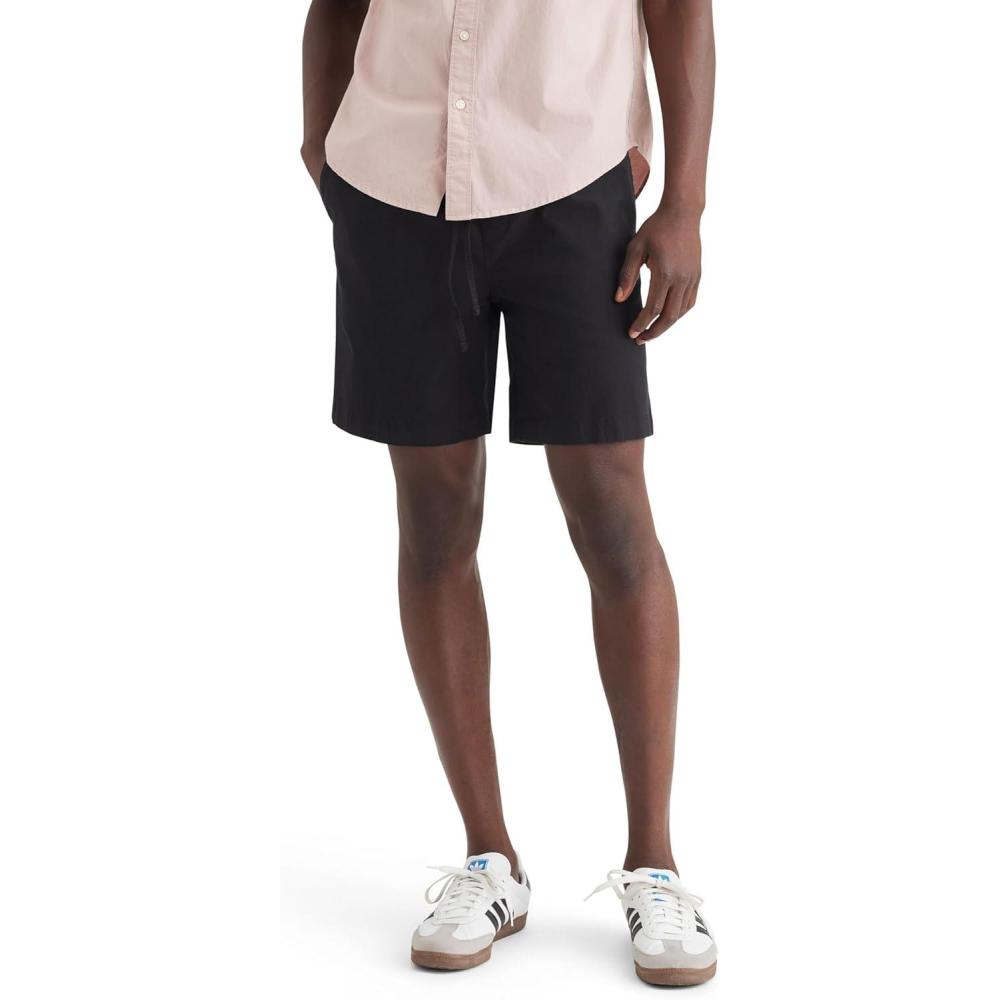 imageDockers Mens Ultimate Straight Fit 75quot Pull on Shorts with Supreme FlexBeautiful Black