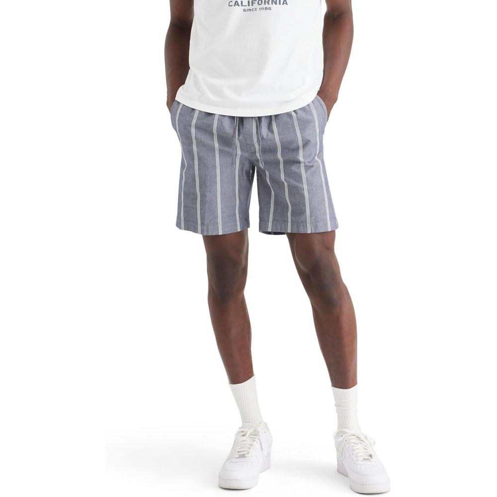 imageDockers Mens Ultimate Straight Fit 75quot Pull on Shorts with Supreme FlexNomad Navy Blazer