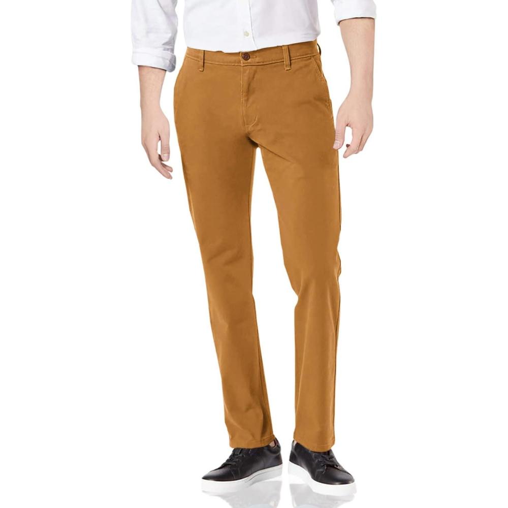 imageDockers Straight Fit Ultimate Chino with Smart 360 Flex Regular and Big ampamp TallDark Ginger