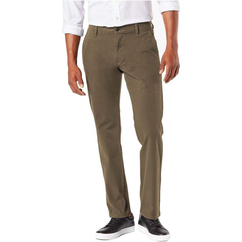 imageDockers Straight Fit Ultimate Chino with Smart 360 Flex Regular and Big ampamp TallLeather